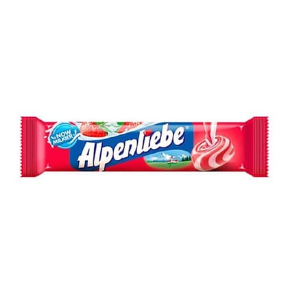 Alpenliebe Toffee - Cream Strawberry Flavour, 12 pcs