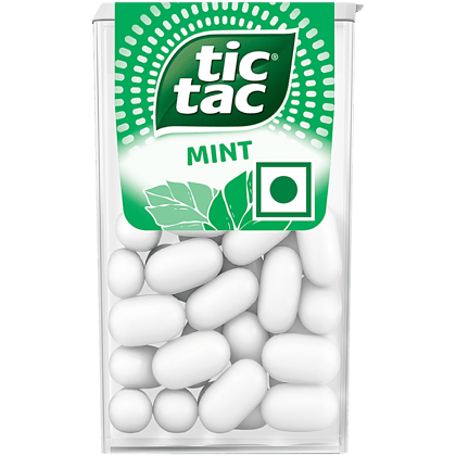 Tic Tac Candy - Gentle Messages, Mint, 13 G