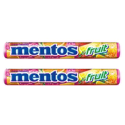Mentos Fruit Roll, 2 X 29 G