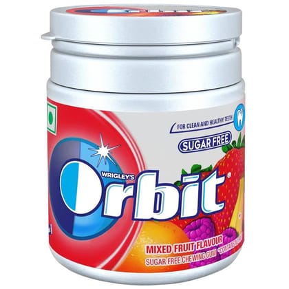 Orbit Mixed Fruit Chewing Gum Pot, 66 G