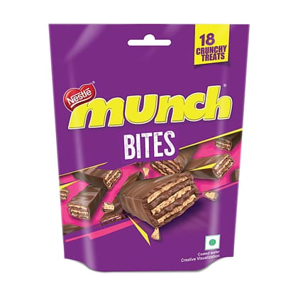 Nestle Munch Coated Wafer, 160 G (18 Pcs)