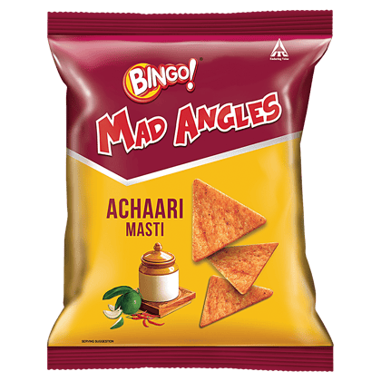 Bingo Mad Angles - Achaari Masti, 72.5 G Pouch