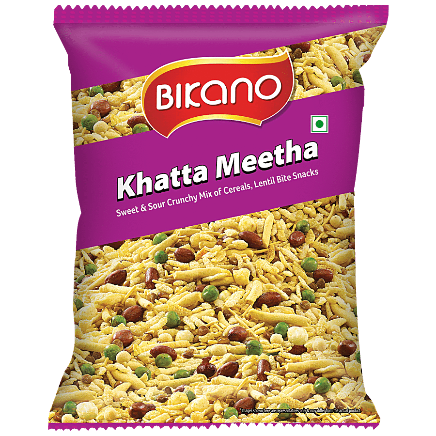 Bikano Namkeen - Khatta Meetha, 200 G Pouch