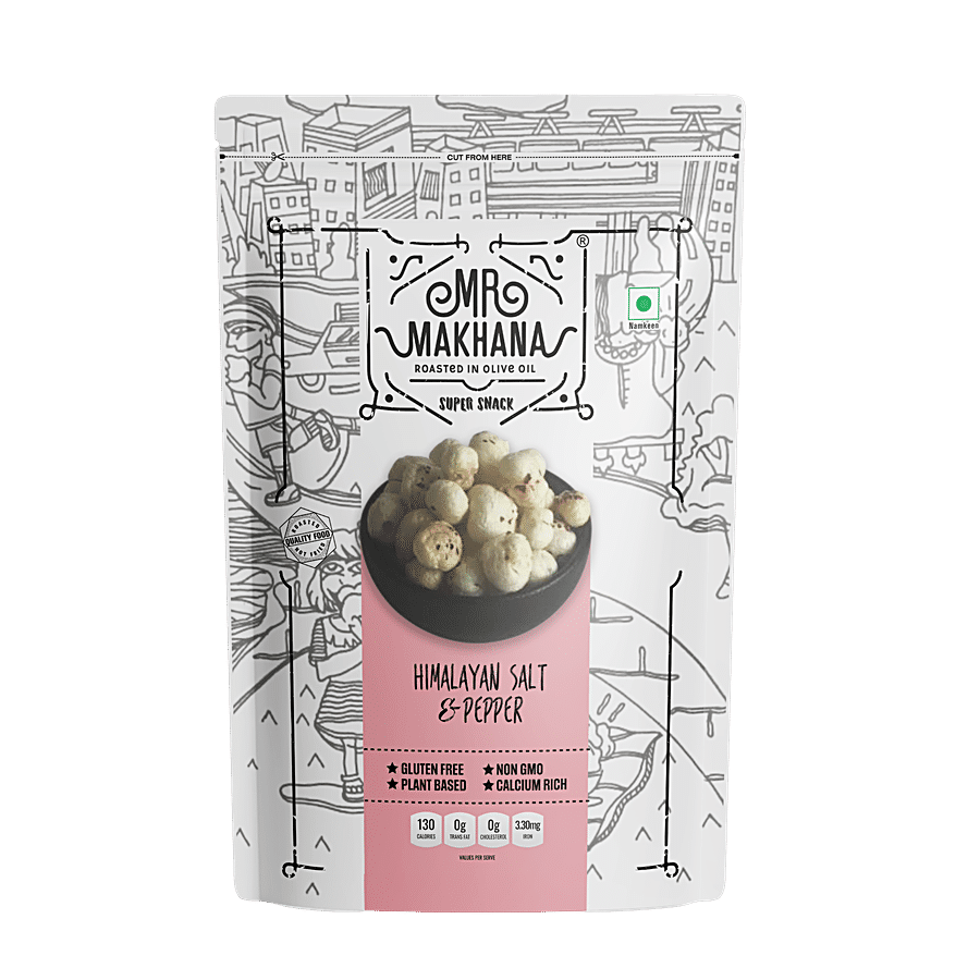 MR. MAKHANA Makhana - Himalayan Salt & Pepper, 60 g