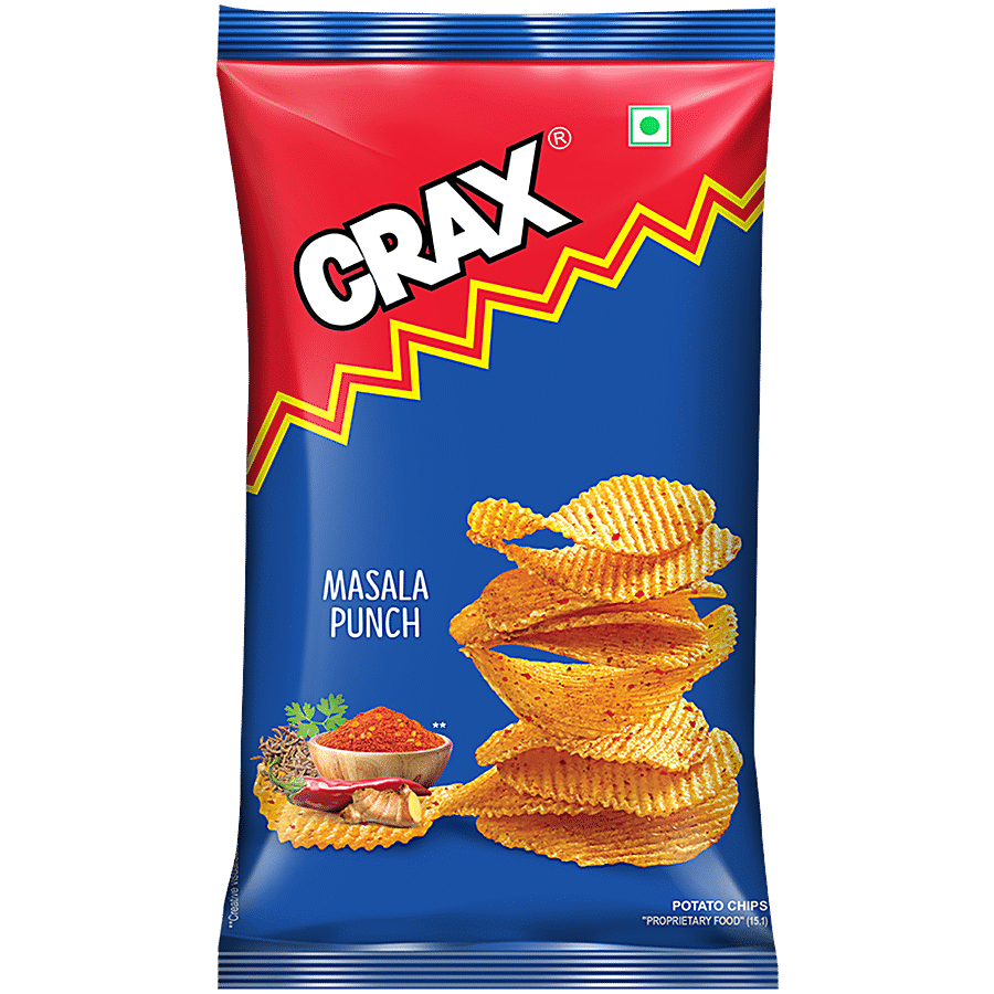 Crax Masala Punch Potato Chips, 95 g