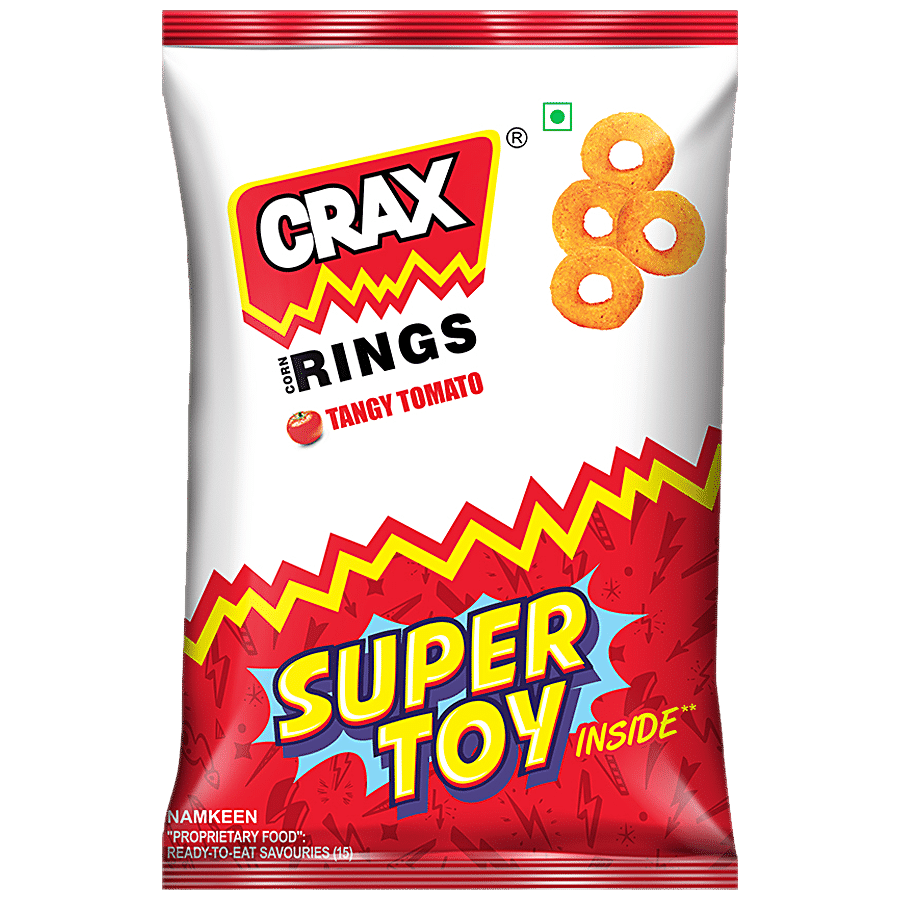 Crax Rings - Tangy Tomato, Yummy Snack, 53 g