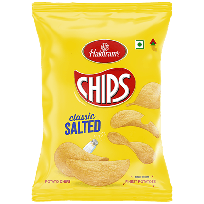 Haldiram's Chips - Classic Salted, Del, 55 g Pouch