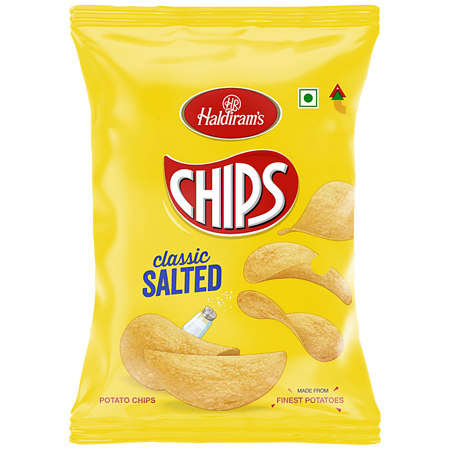 Haldiram's Chips - Classic Salted, Del, 55 g Pouch