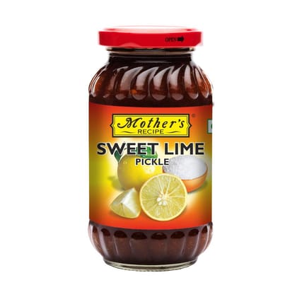 Mother'S Recipe Sweet N Sour Lime Pickle Bottle, 350 G