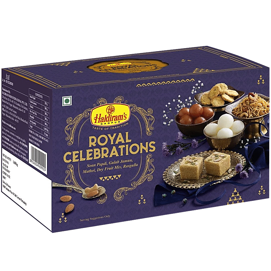 Haldiram'S Gift Pack - Royal Celebrations, 1.65 Kg