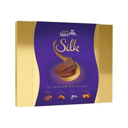 Cadbury Silk Miniatures Chocolate Gift Box, 240 G