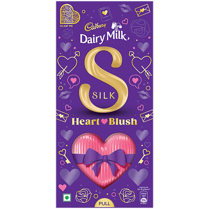 Cadbury Dairy Milk Silk Heart Blush Chocolate Bar Gift Pack, 250 G