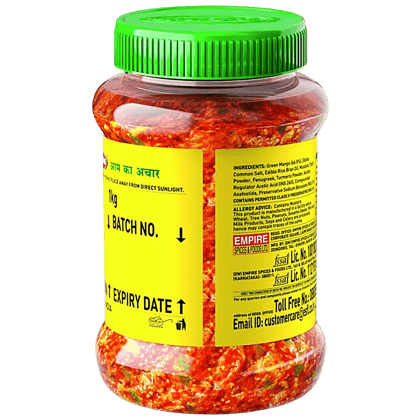 Rambandhu Mango Pickle - Aam Ka Aachar, Improved Taste, 1 Kg Pet