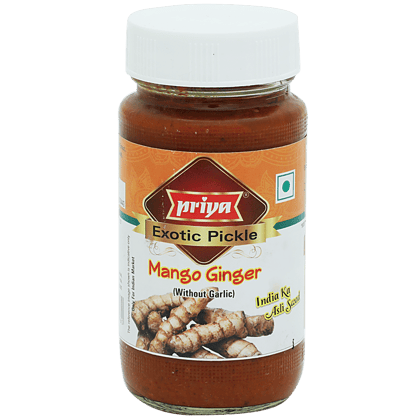 Priya Pickle - Mango Ginger Without Garlic, 300 G Bottle