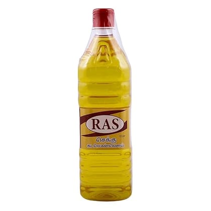 Ras Chekku Cooking Oil - Groundnut, 1 Litre
