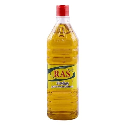 Ras Chekku Cooking Oil - Gingelly, 1 Litre