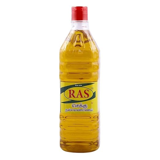 Ras Chekku Cooking Oil - Gingelly, 1 Litre