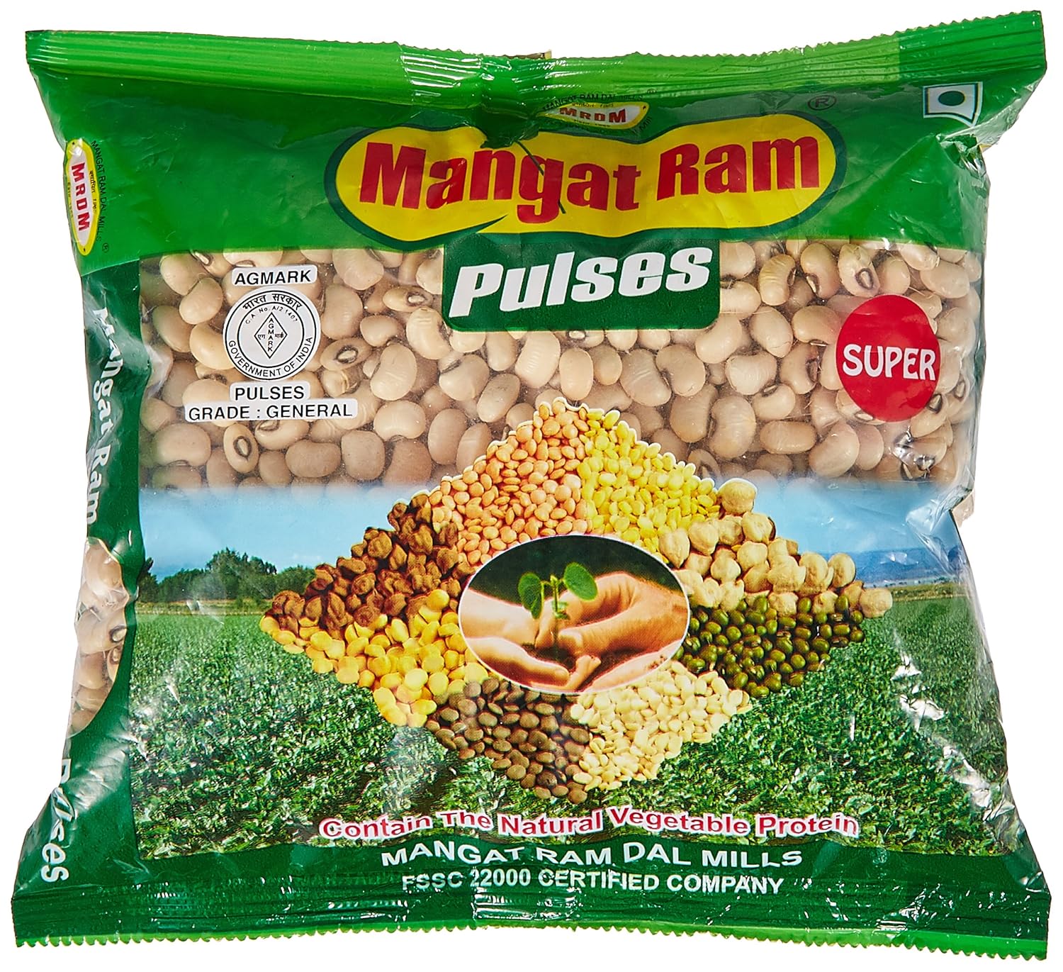 Mangat Ram Safed Lobhia, 500g