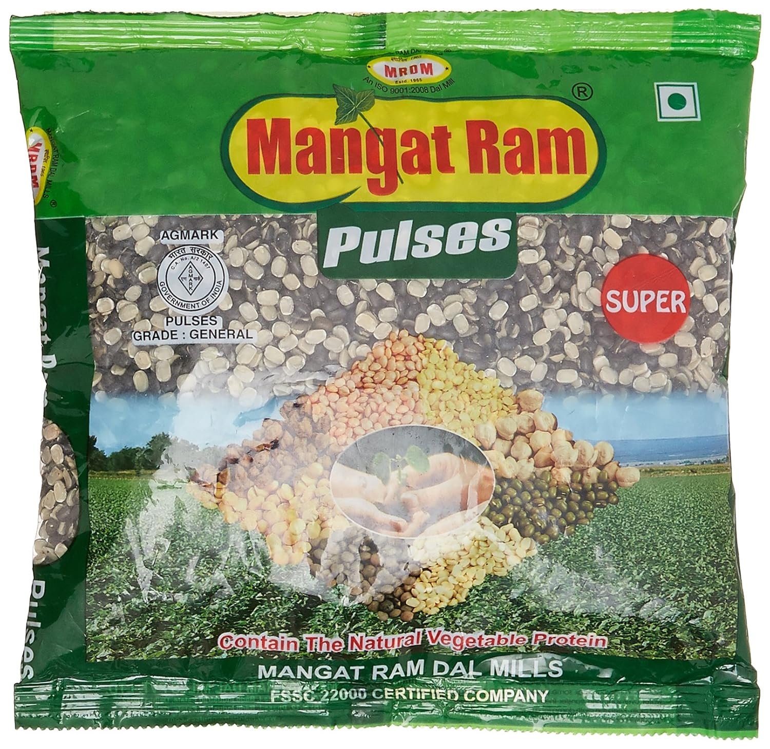 Mangat Ram Urad Chilka, 500g