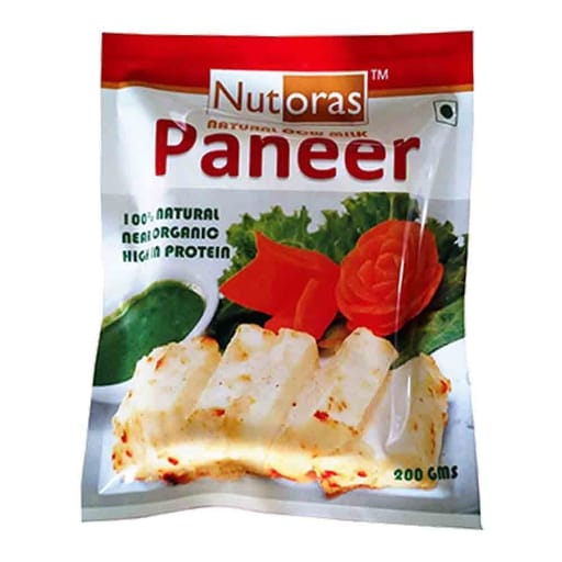 Nutoras Natural Cow Milk Paneer, 200Gm