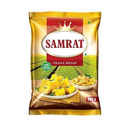 Samrat Besan - Premium, 500 G Pouch