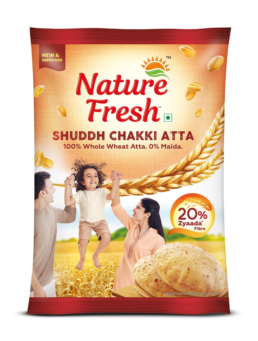 Nature Fresh Sampoorna Atta, 5Kg