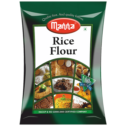 Manna Rice Flour/Akki Hittu, 500 G Pouch