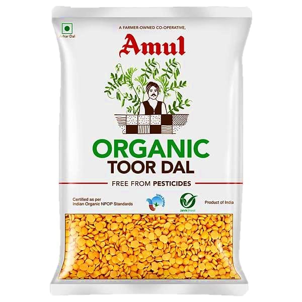 Amul Organic Toor Dal, 1Kg