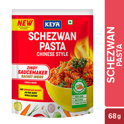 Keya Schezwan Pasta - Chinese Style, 68 G Pouch