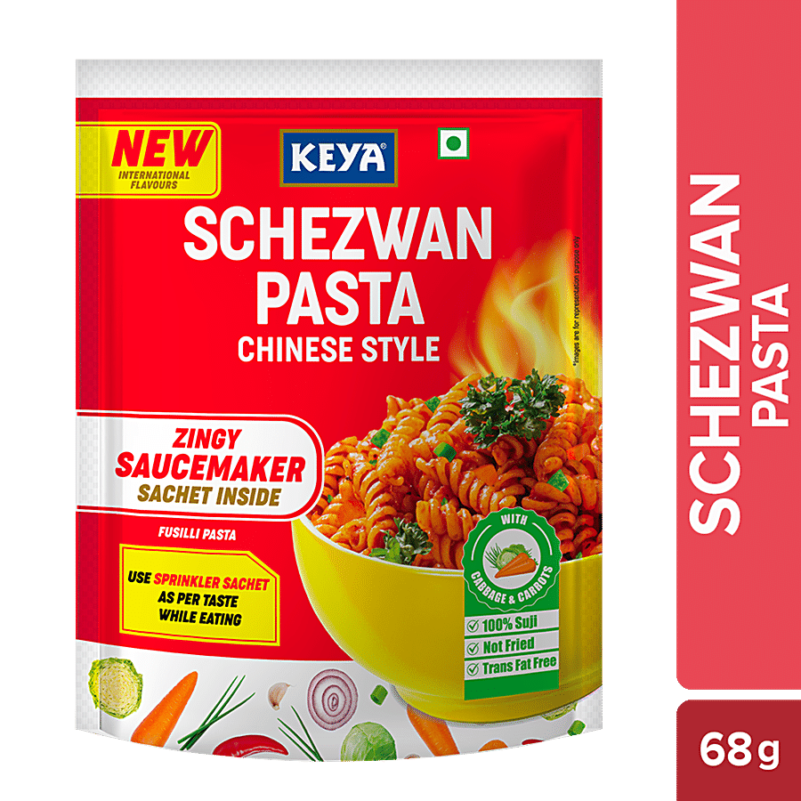 Keya Schezwan Pasta - Chinese Style, 68 G Pouch