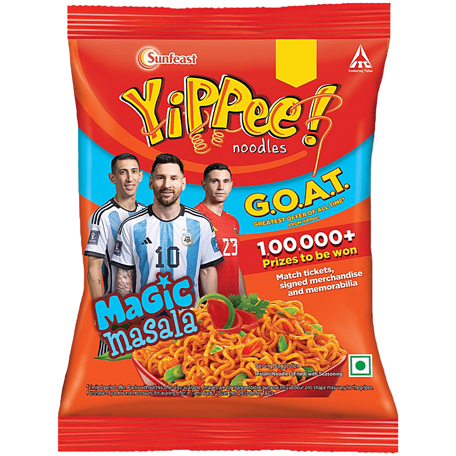 Sunfeast Yippee! Magic Masala Instant Noodles 55 G Pouch