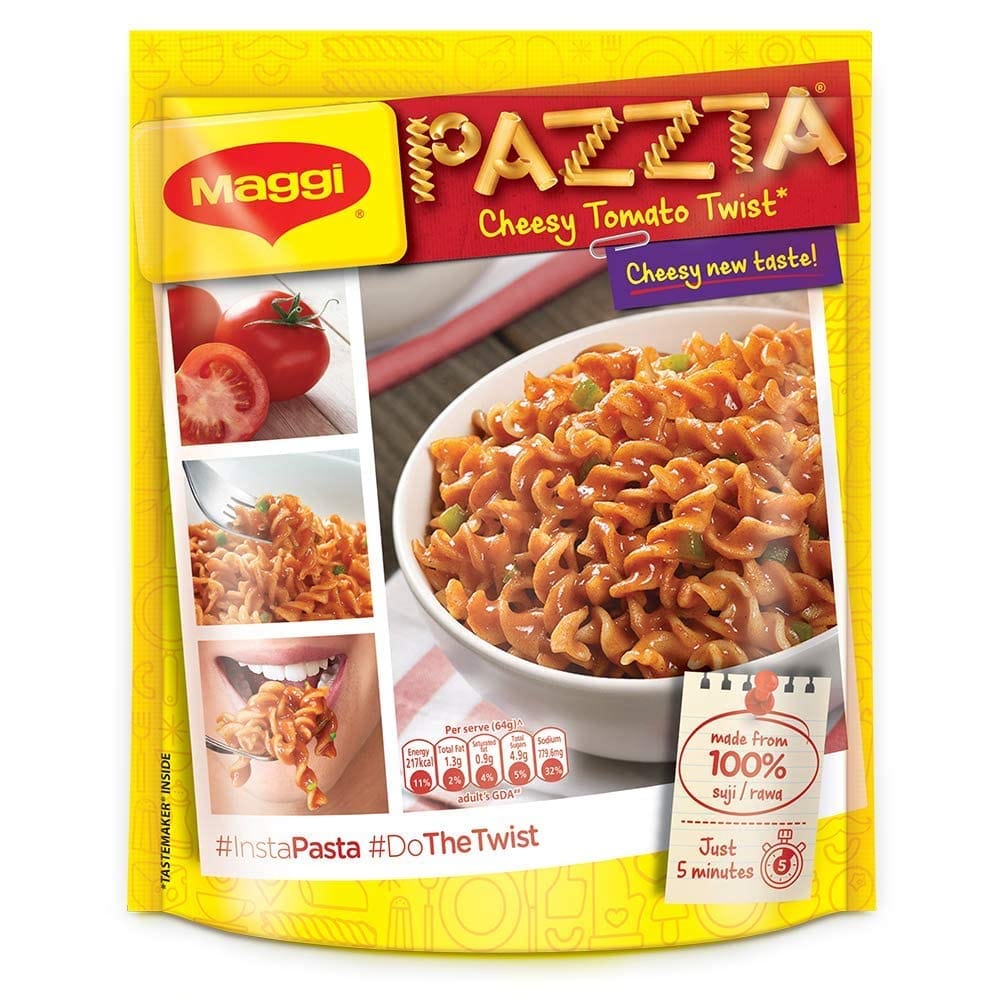 Maggi Pazzta Instant Pasta, Cheesy Tomato Twist - 64g