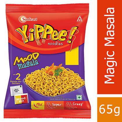 Sunfeast Yippee! Noodles Mood Masala, 65 G
