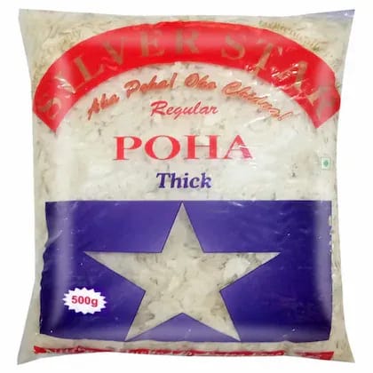 Silver Star Regular Thick Poha 500 G