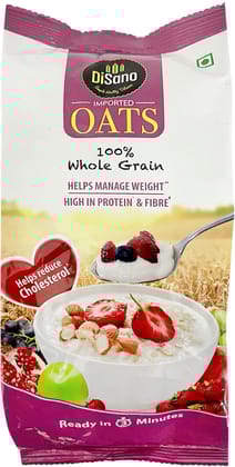 Disano Oats, High In Protein & Fibre Pouch (500 G)