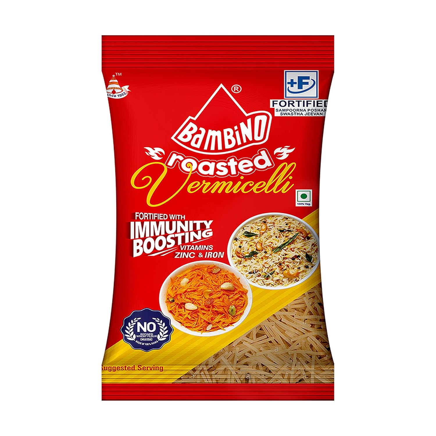 Bambino Vermicelli Roasted, 180G / 200G (Weight May Vary)