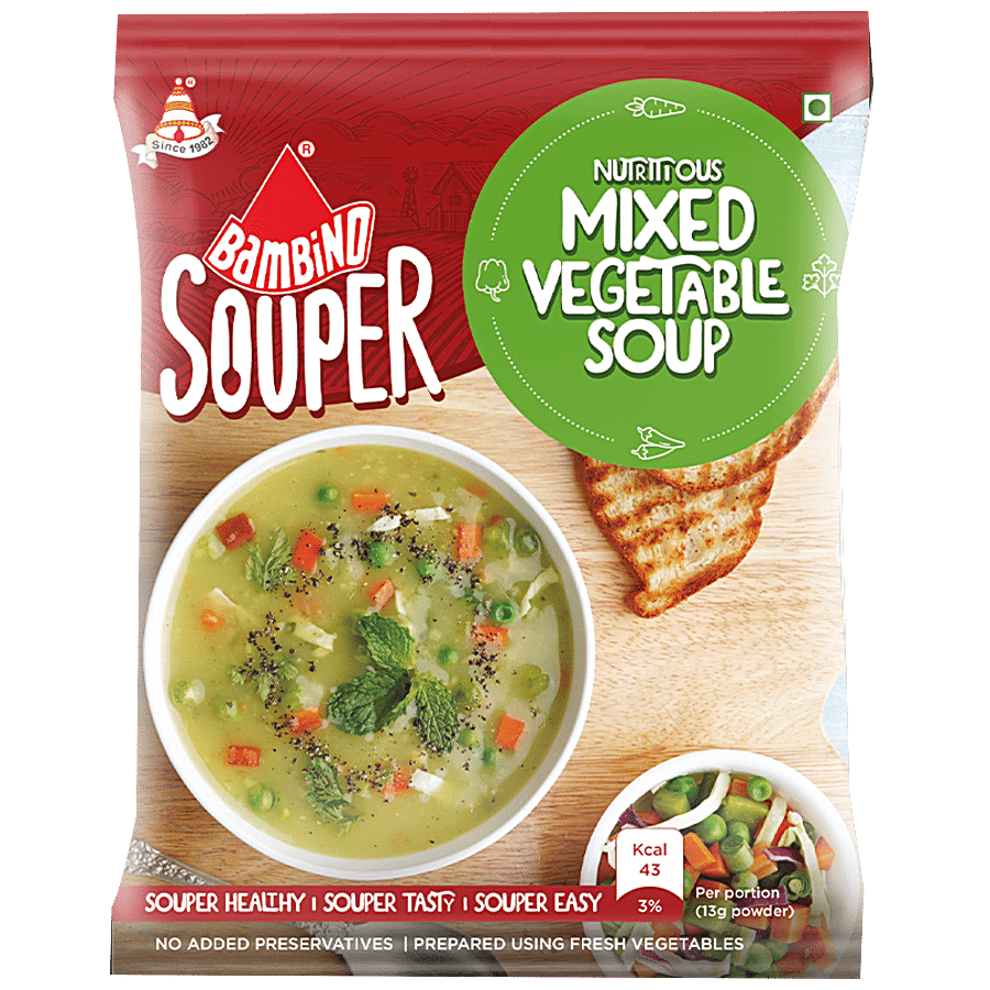 Bambino Soup Powder - Mixed Vegetable, 47 G Pouch