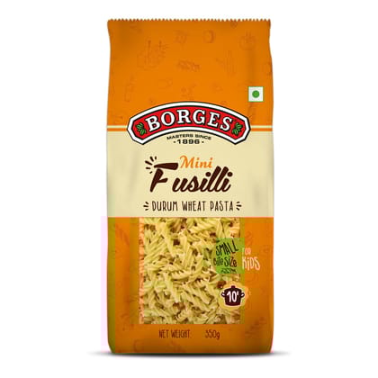Borges Mini Fusilli Durum Wheat Pasta, 350 Grams
