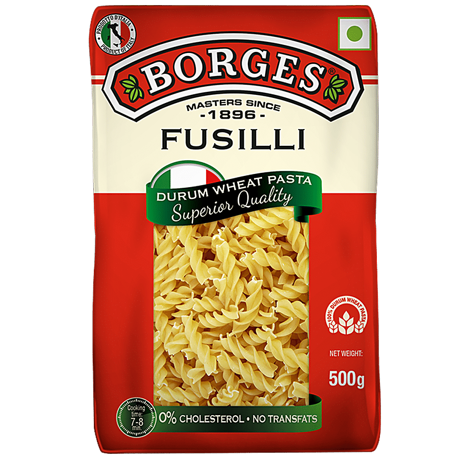 Borges Durum Wheat Pasta - Fusilli, 500 G Pouch
