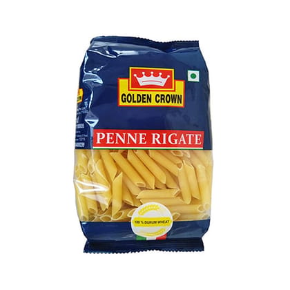 Golden Crown Penne Rigate Pasta, 500 gm
