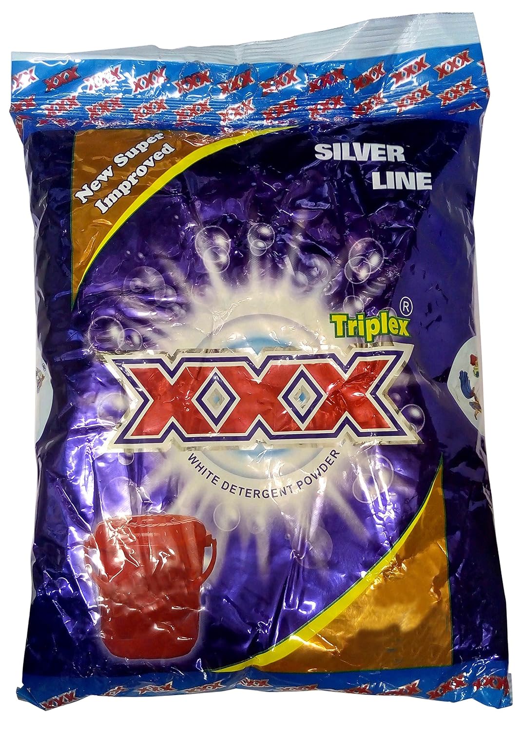 Xxx White Detergent Powder - Silver Line, 3Kg Pack