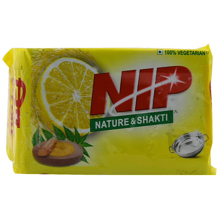 Fena Dishwash Bar - Nip, 125 G Pack Of 4