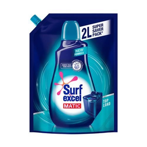 Surf Excel Matic Top Load Liquid Detergent, 2 L Pouch