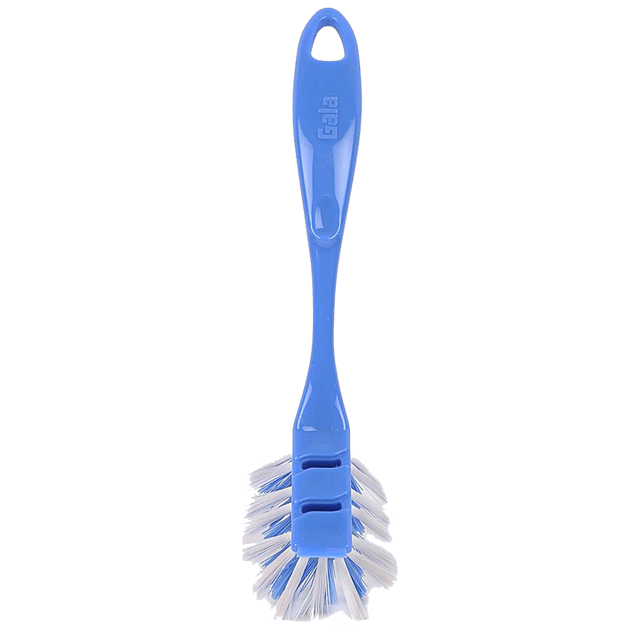 Gala Shergrip Sink Brush - Nylon, Blue & White, Wet Use, 1 Pc