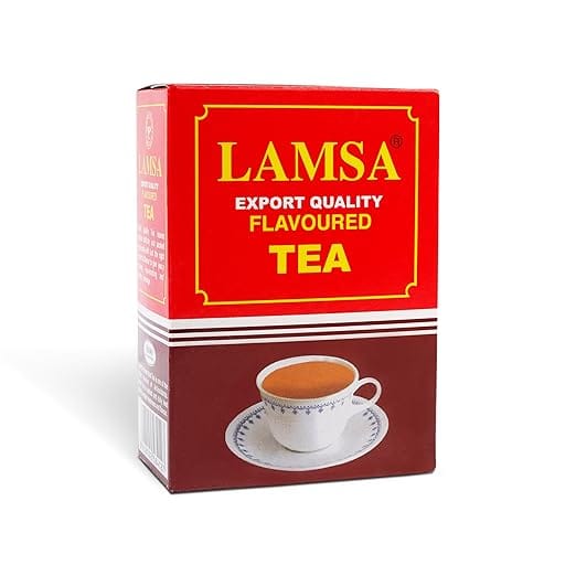 Lamsa Flavoured Loose Leaves Black Tea, No Added Color, Carton, 500 Grams