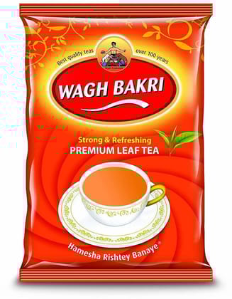 Waghbakri Premium Leaf Tea-500G Tea Pouch (500 G)