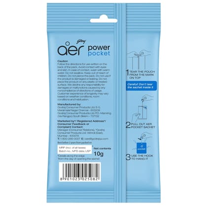 Godrej Aer Power Pocket Bathroom Fragrance - Sea Breeze