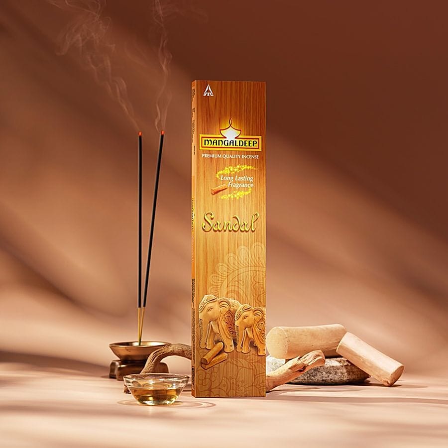 Mangaldeep Sandal Incense Sticks, 106 G