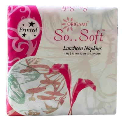 Origami 1 Ply Soft Luncheon Napkins - 50 Pulls