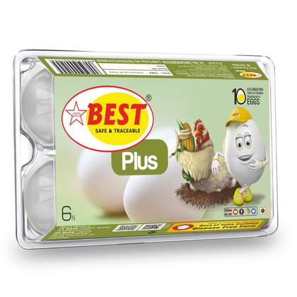 Best Plus Eggs, 6 Pieces